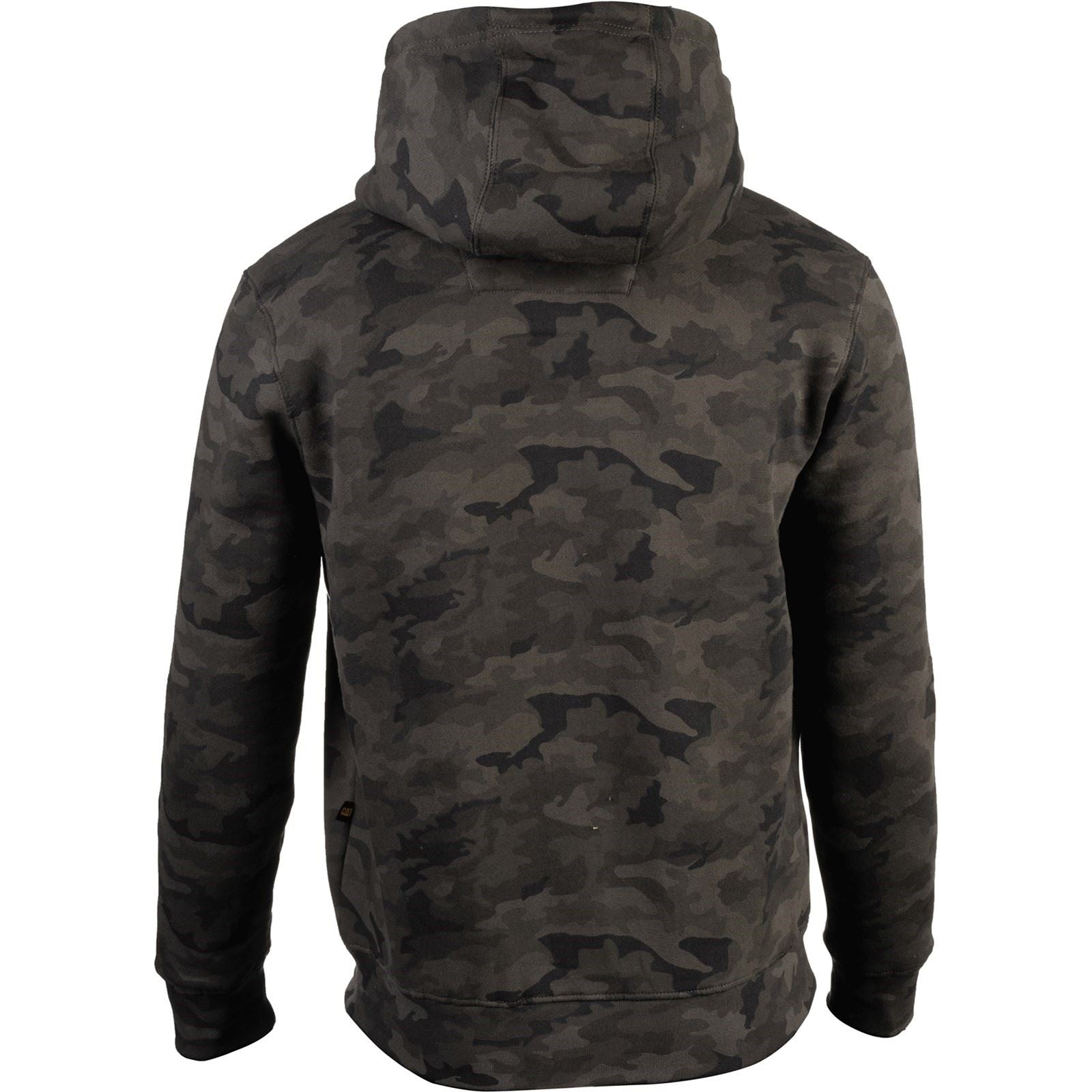 Caterpillar Trademark Baumwolle Herren Grünes Kapuzensweatshirt