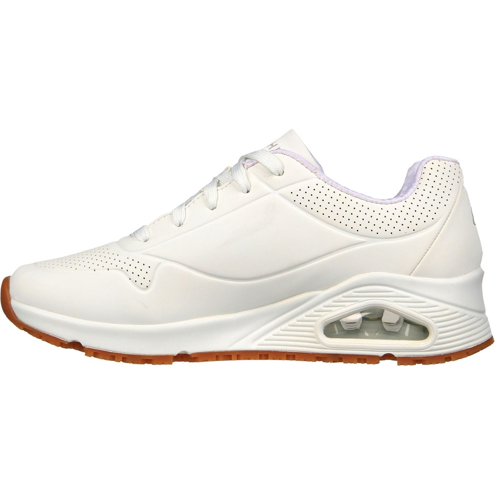 Skechers Workwear Work Relaxed Fit: Uno SR Damen Weiße Sicherheits-Sneaker
