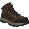 Hi-Tec Bandera Expedition Mid Wide Herren Wanderschuhe Aus Leder In Rauchbraun/Khaki