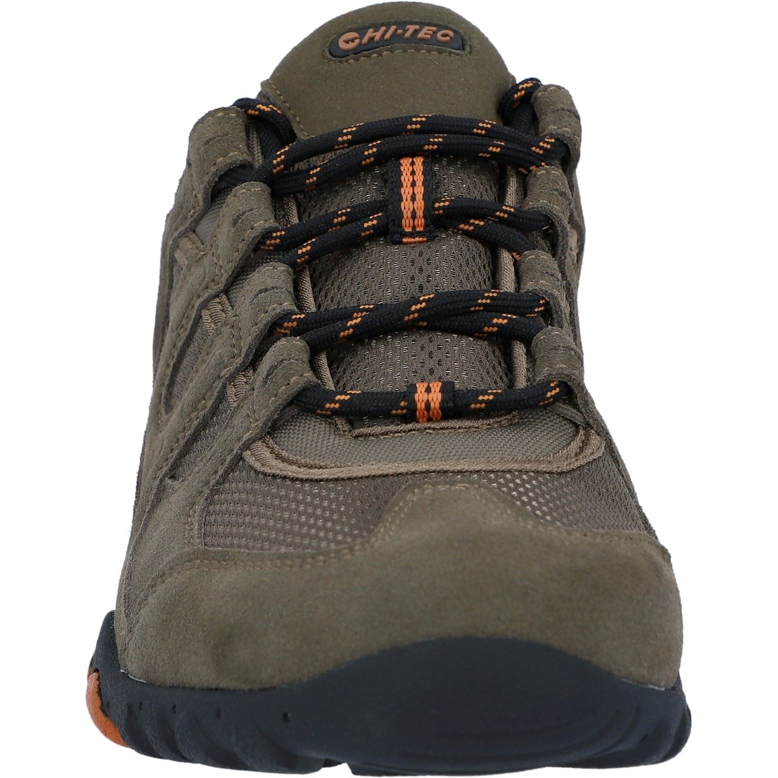 Hi-Tec Quadra II Herren Wildlederwanderschuhe in Taupe/Bruntorangefarben