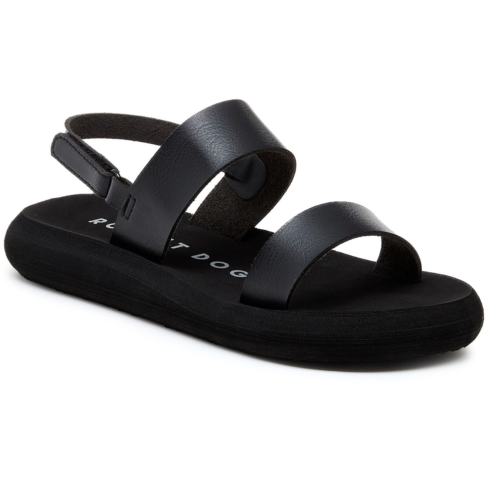 Rocket Dog Sunshine Damen Sandalen Aus Textil In Schwarz