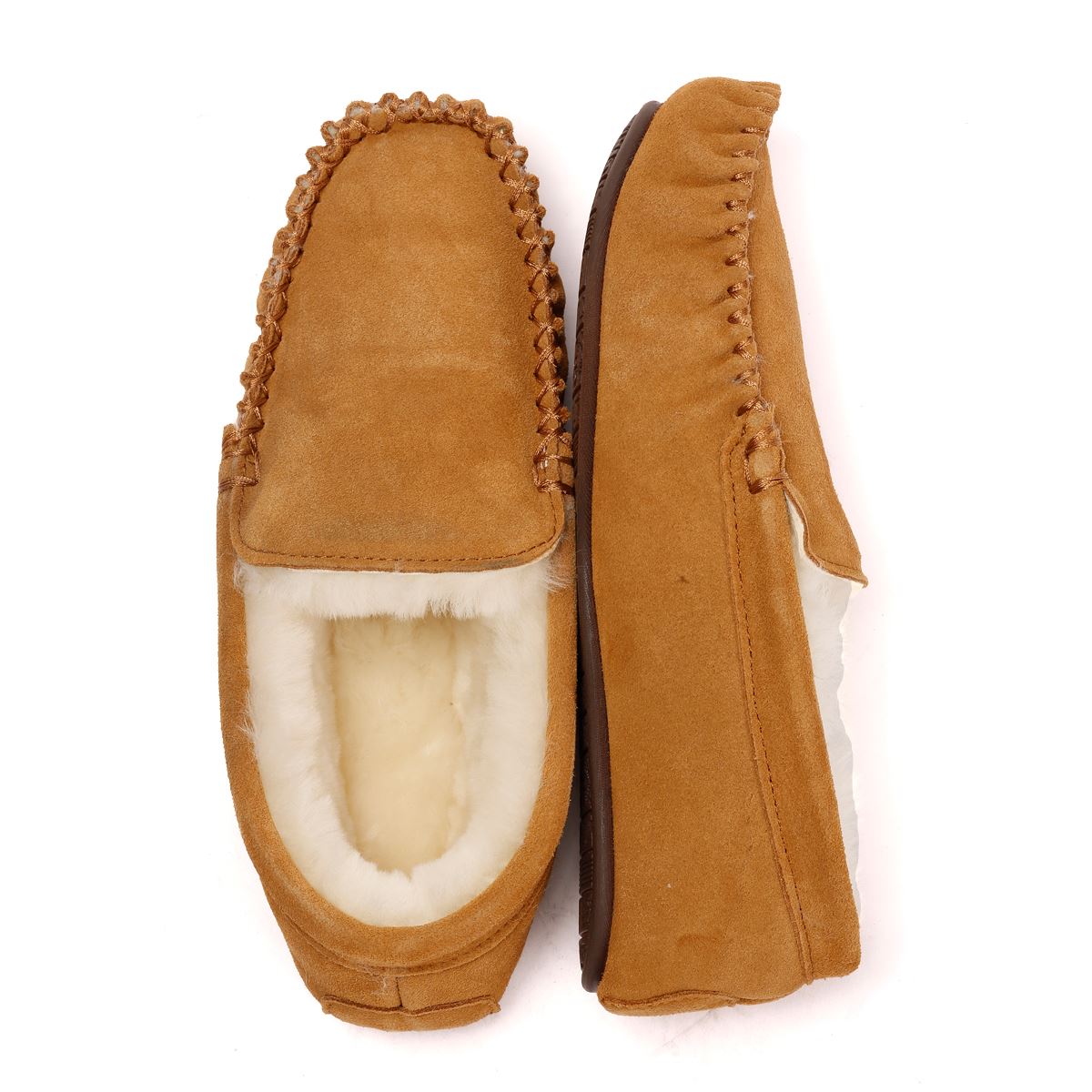 Osprey London The Sunday Wildleder Herren Braune Hausschuhe