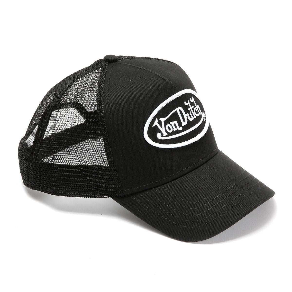 Von Dutch Staple Trucker Baumwollneue schwarze Kappen