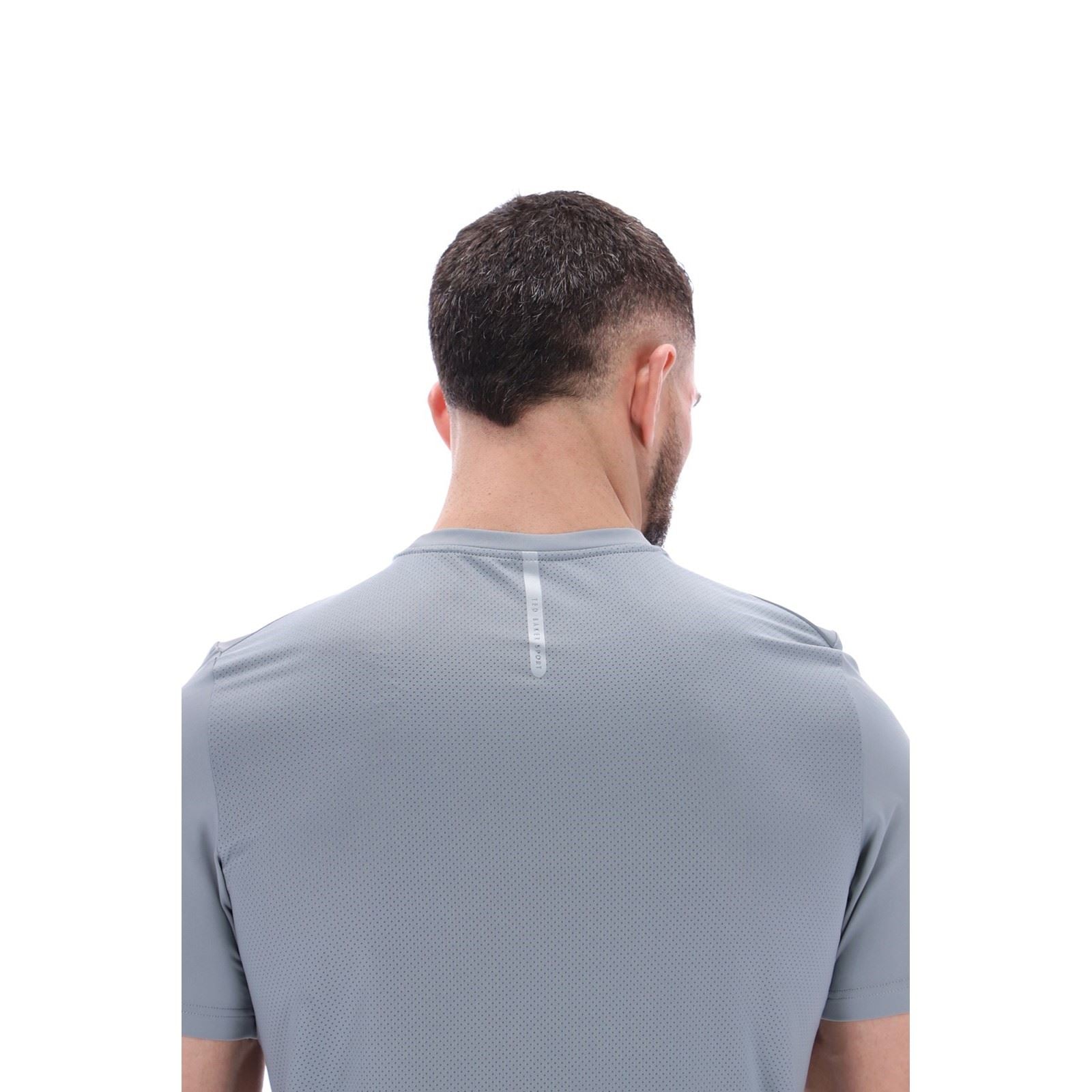Ted Baker SAM TBMTS2635 Polyester Herren Graue Activewear T-Shirts