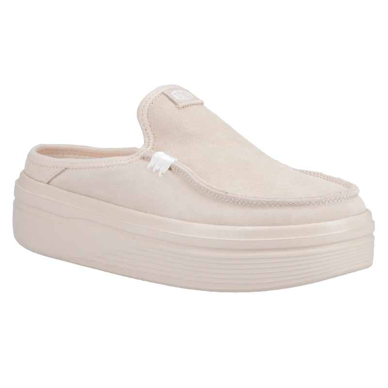 HEYDUDE Austin Lift Classic Leder Damen Pantoletten In Rosé