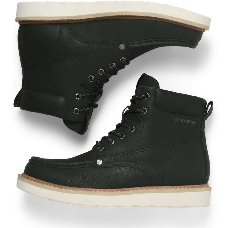 Jack & Jones Archway Moc Polyurethan Herren Antrazit Stiefeletten