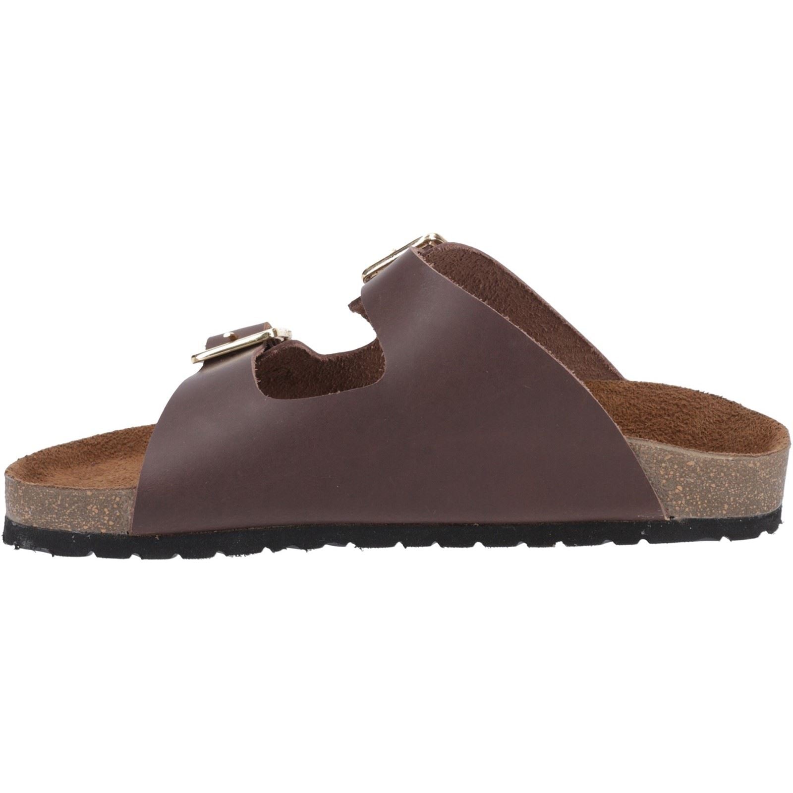 Cotswold Lushill Damen Sandalen Aus Braunem Leder