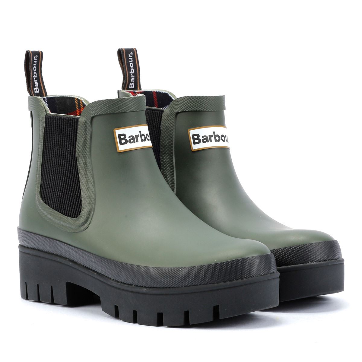 Barbour Halton Damen Gummistiefel In Grün