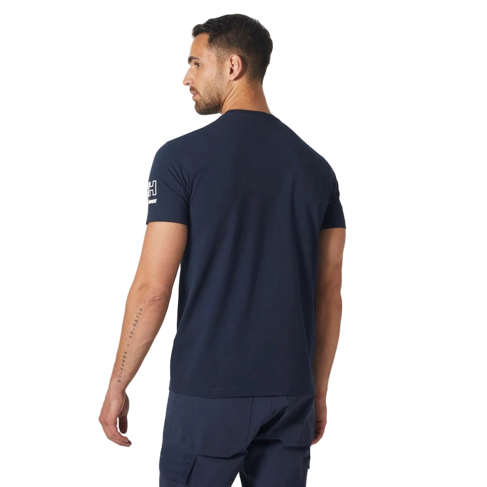 Helly Hansen Workwear Kensington Baumwoll Herrenblaue T-Shirts Mit Kurzen Ärmeln