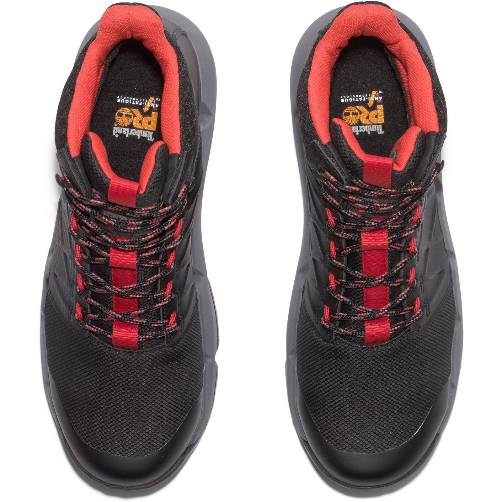 Timberland Pro Morphix 6" Leder Sicherheitsstiefel Schwarz/Rot