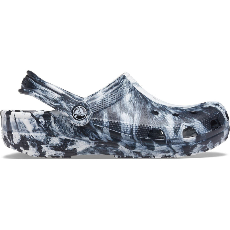 Crocs Marble Thermoplastische Weiße/Schwarze Clogs