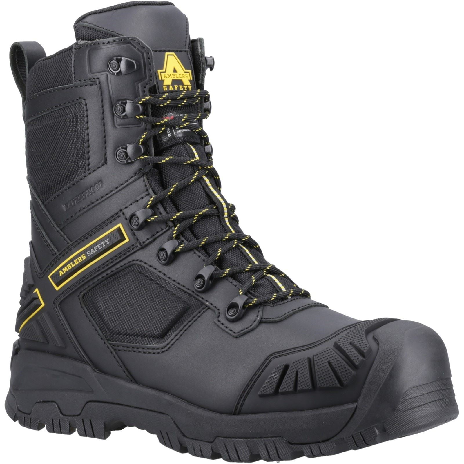 Amblers Safety Dynamite Leder Schwarze Farbe Sicherheitsstiefel
