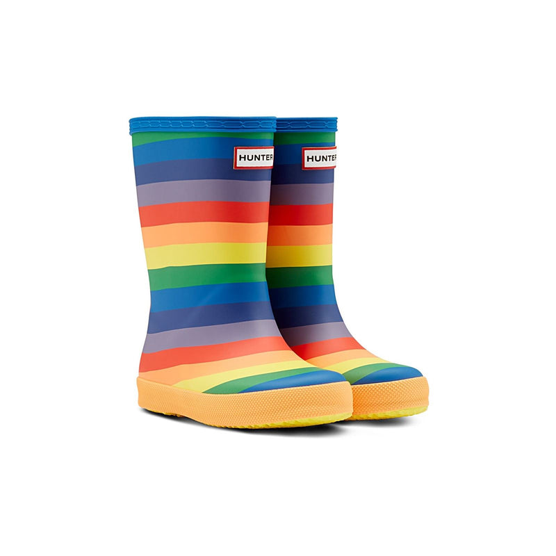 Hunter First Rainbow Print Gummistiefel Für Kinder Unisex Bunt