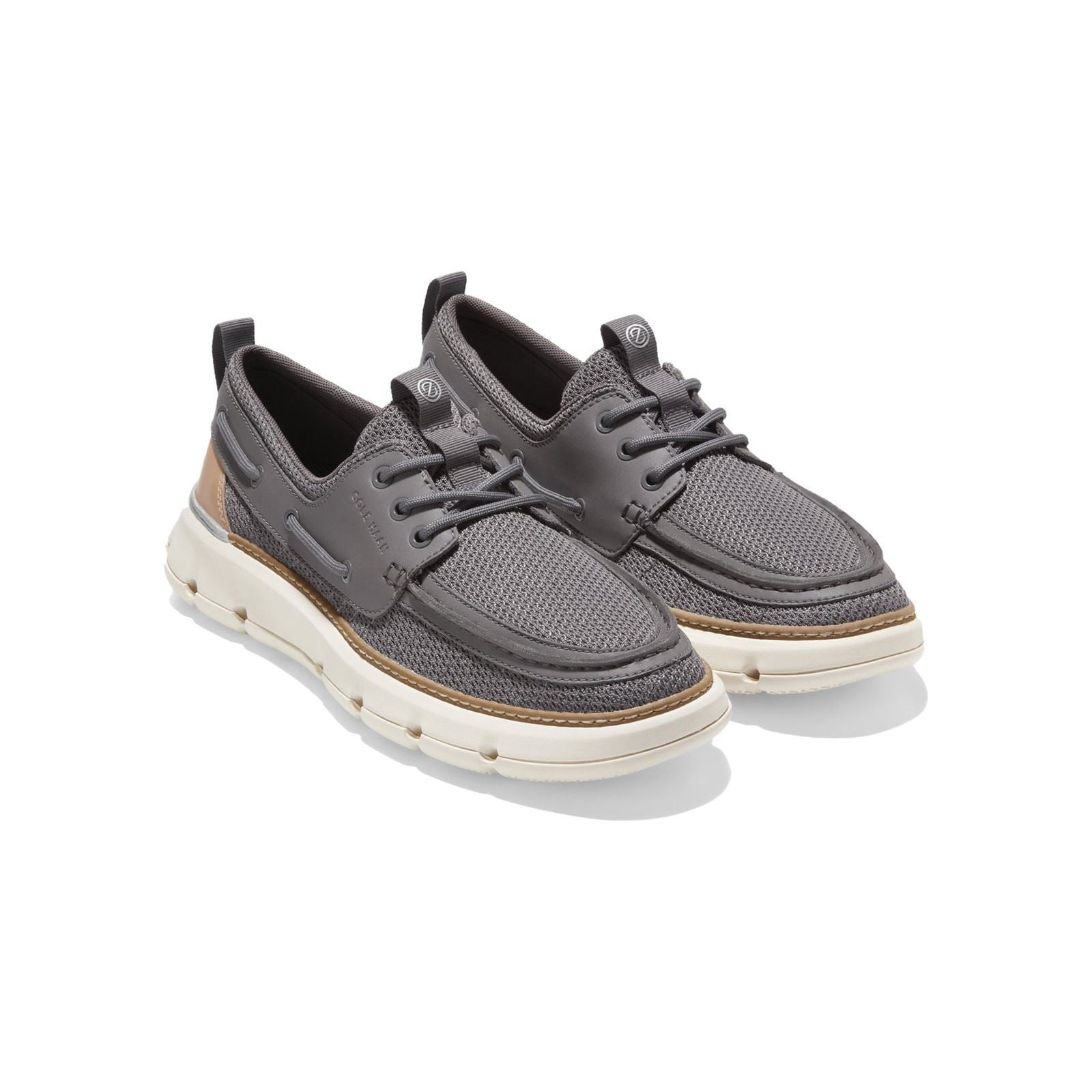 Cole Haan 4.ZeroGrand Regatta Herren Graue Bootsschuhe