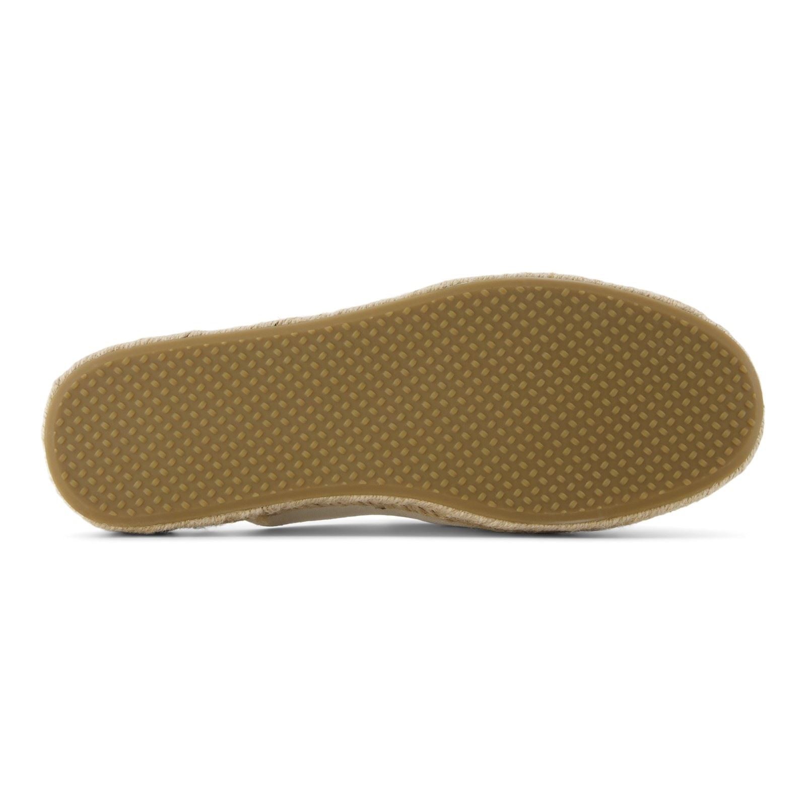 TOMS Santiago Mule Damen Leder Pantoletten In Hellem Sandfarbton