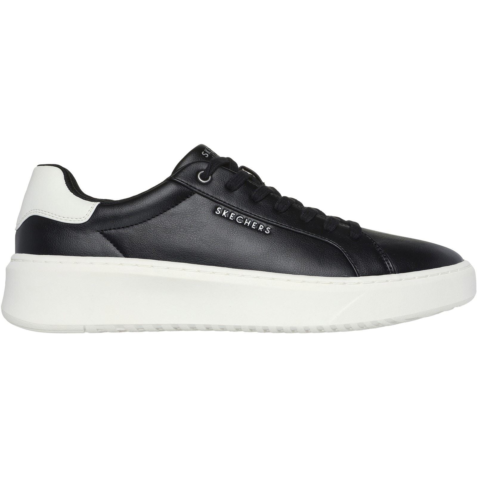 Skechers Court Break Suit Sneaker Synthetische Herren-Sneaker In Schwarz