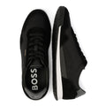 Boss Titanium Herren Schwarze Turnschuhe
