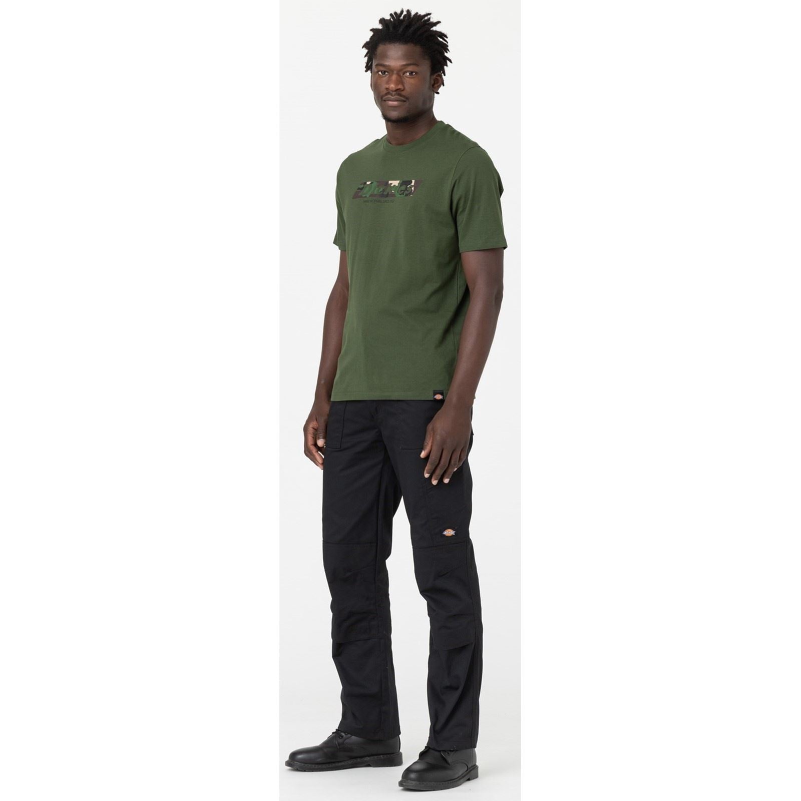 Dickies Action Flex Polyester Herren Schwarze Outdoor Hosen