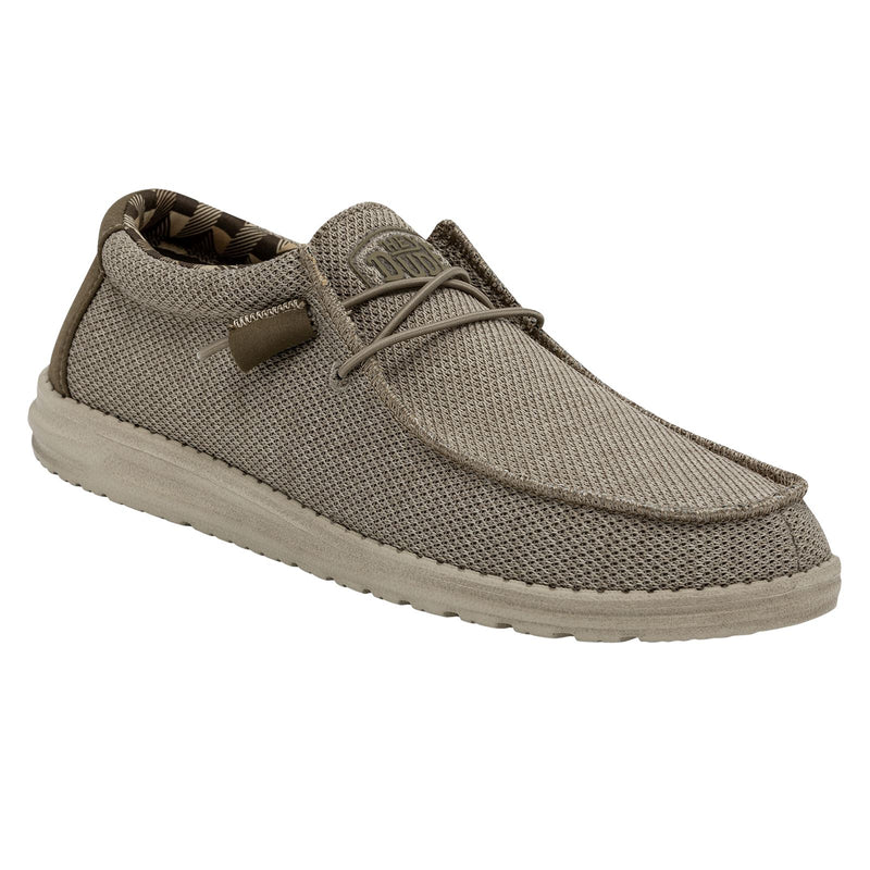 HEYDUDE Wally Sox Herren Bootsschuhe Aus Kunst-Wildleder In Beige