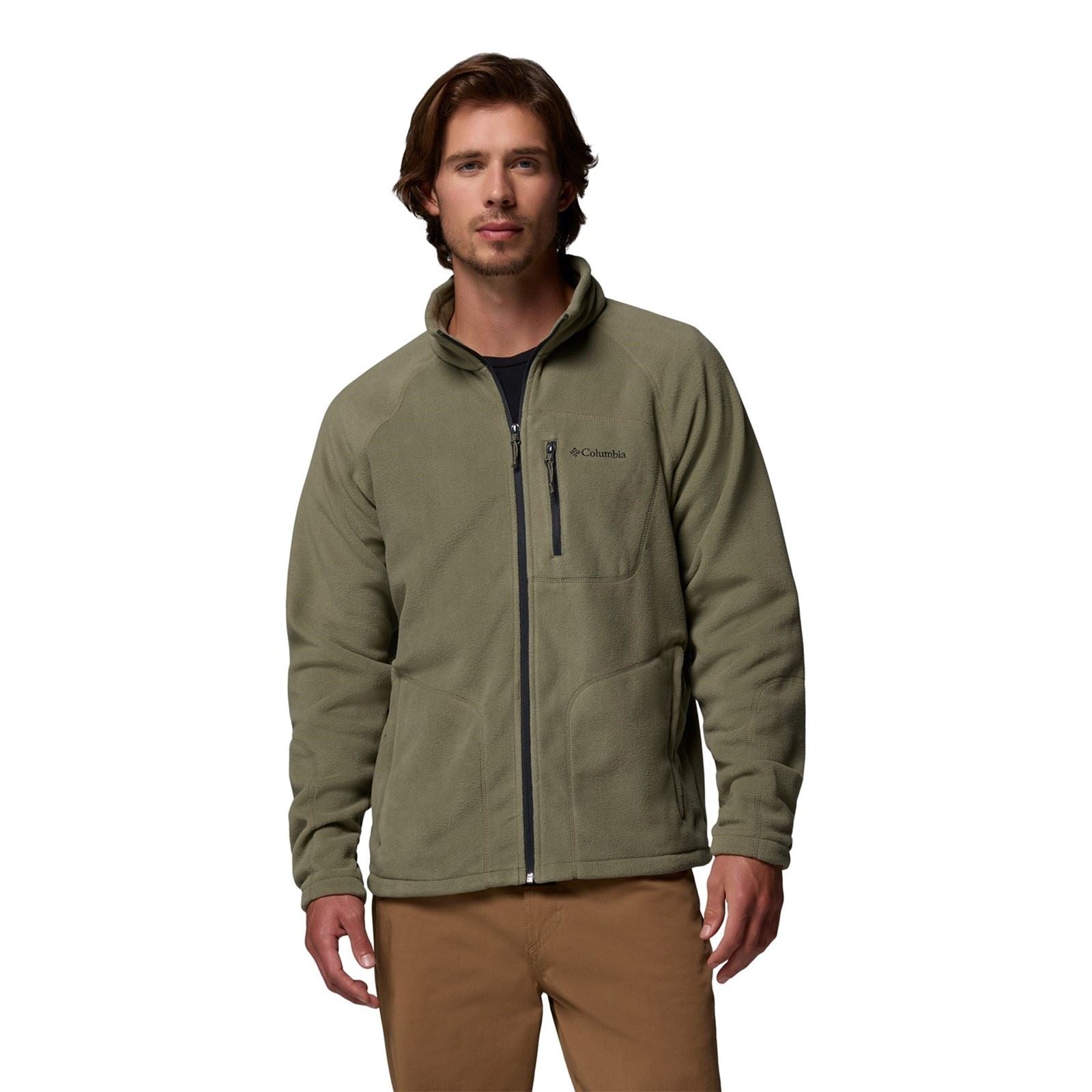 Columbia Fast Trek II Full Zip Herren Grüne Fleecejacke