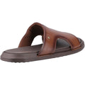 Hush Puppies Callum Slide Leder Herren Sandalen In Braun