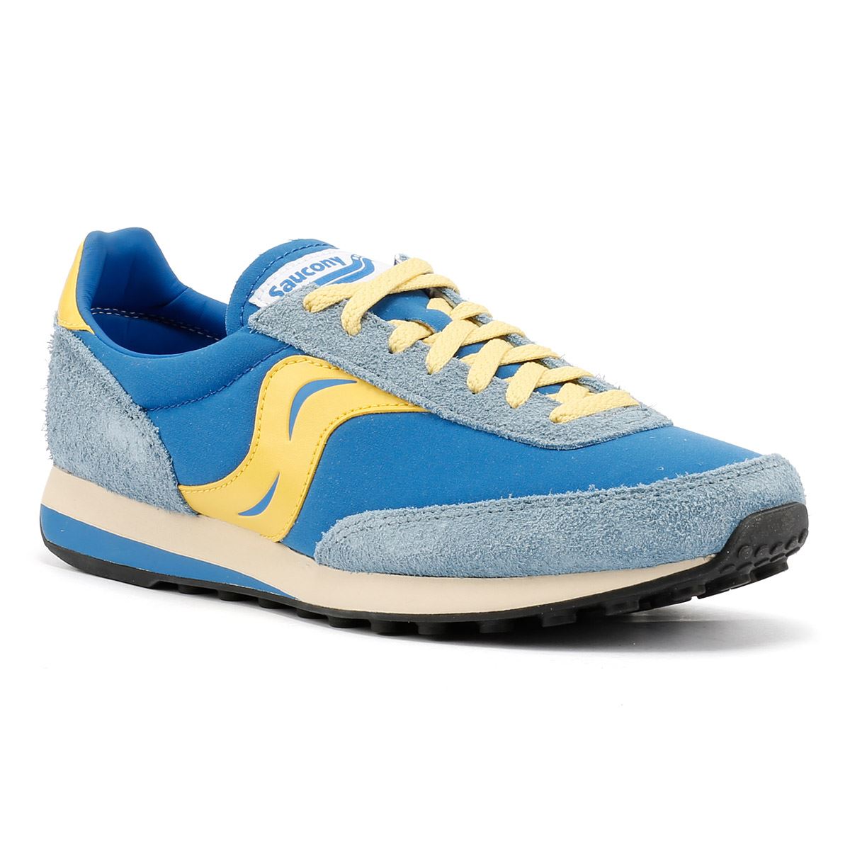 Saucony Trainer 80 Original Blaue Wildleder Sneakers