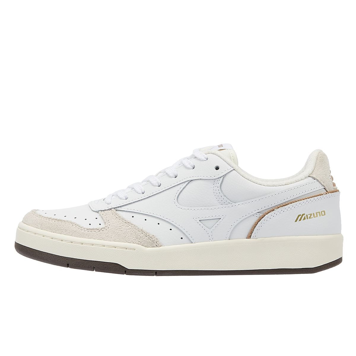Mizuno City Wind Premium Weiße Ledersneakers