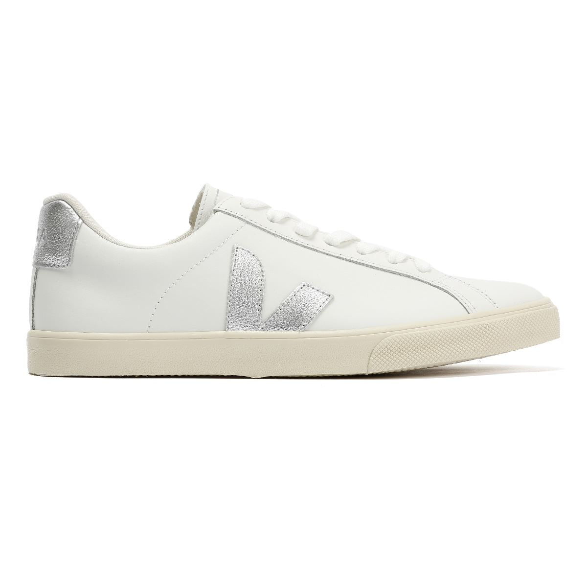 Veja Esplar Leder Damen Weiße Sneakers