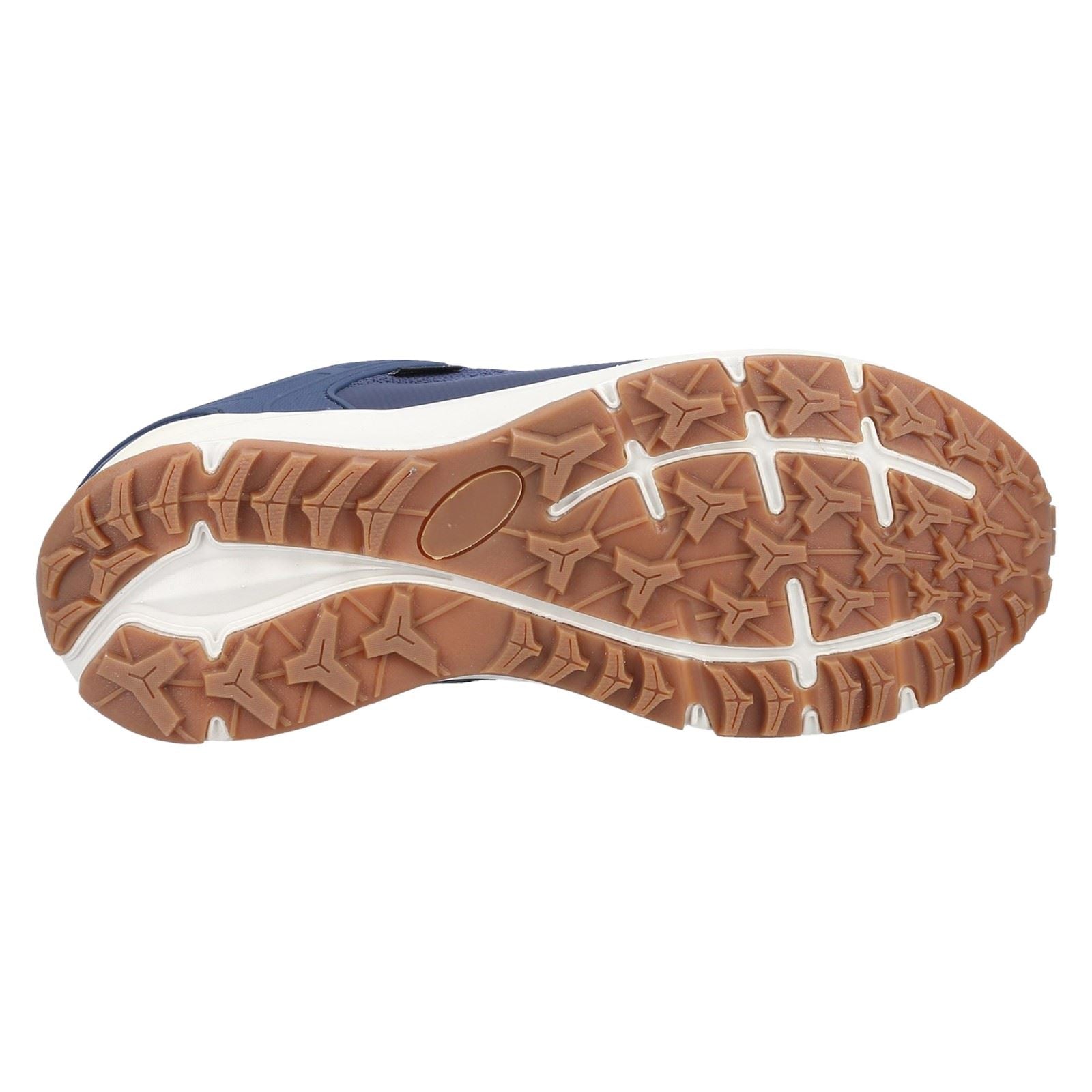 Cotswold Compton Recyceltes Kunststoff Synthetik Pu Damensneaker In Marineblau