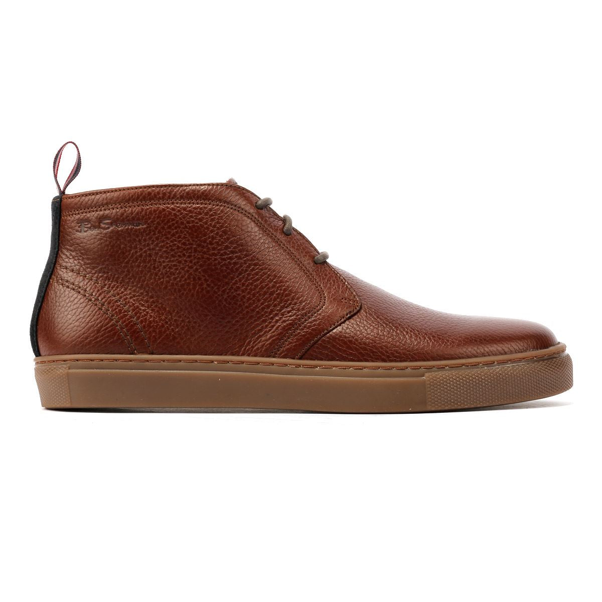 Ben Sherman Parka Braune Herrenstiefel Aus Leder