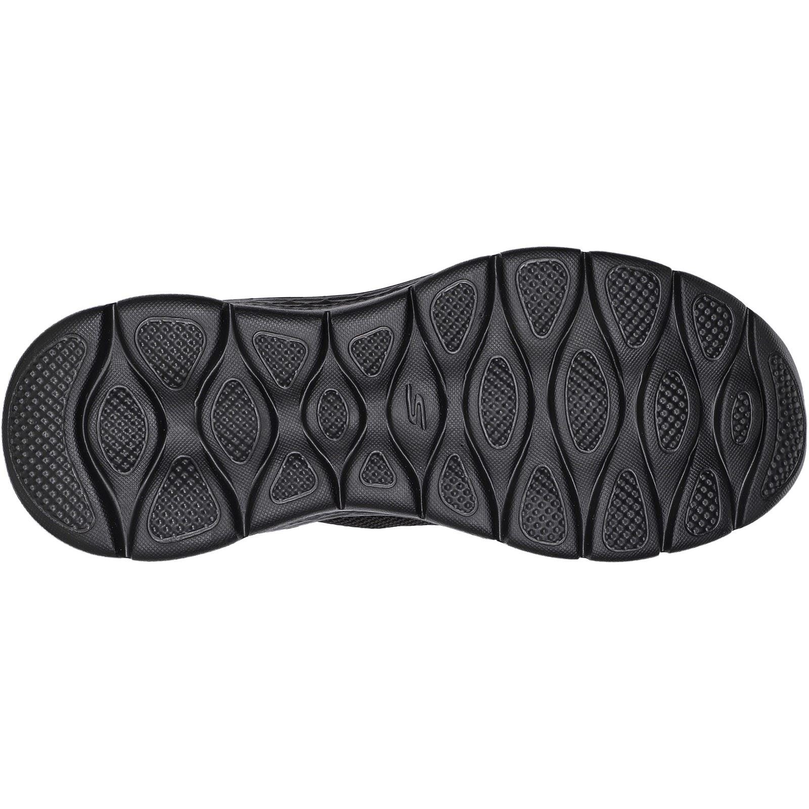Skechers GO WALK Flex Grand Entry Textile Damen-Sneaker In Schwarz