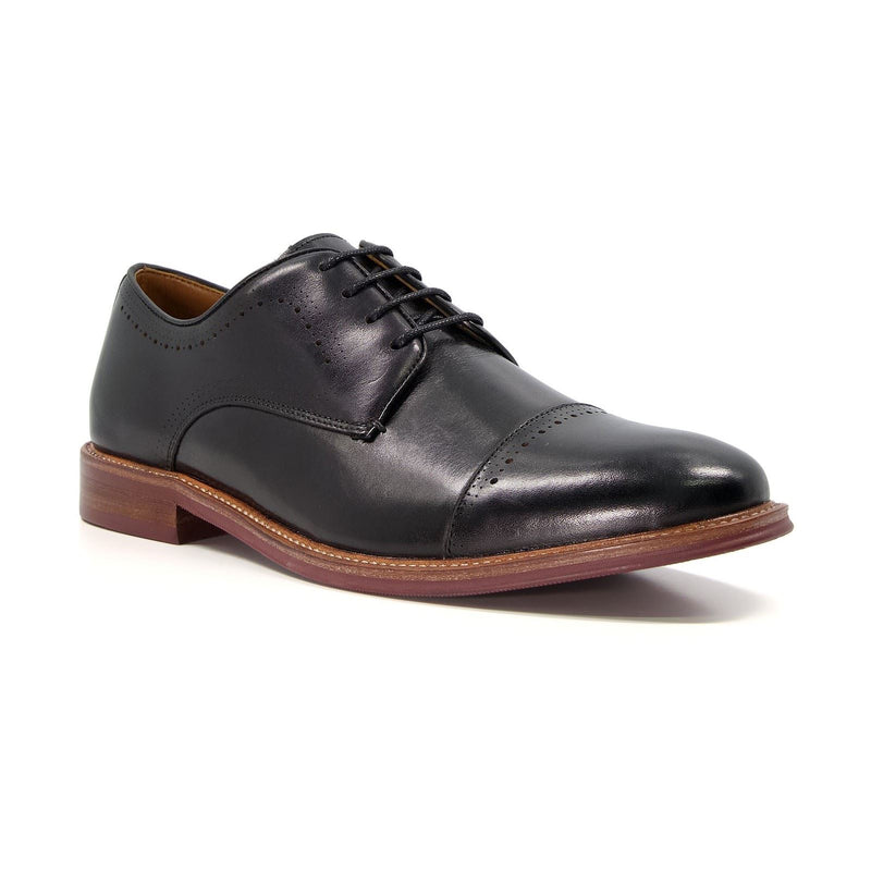 Dune Savion Leder-Herrenschuhe In Schwarz-Oxford-Stil