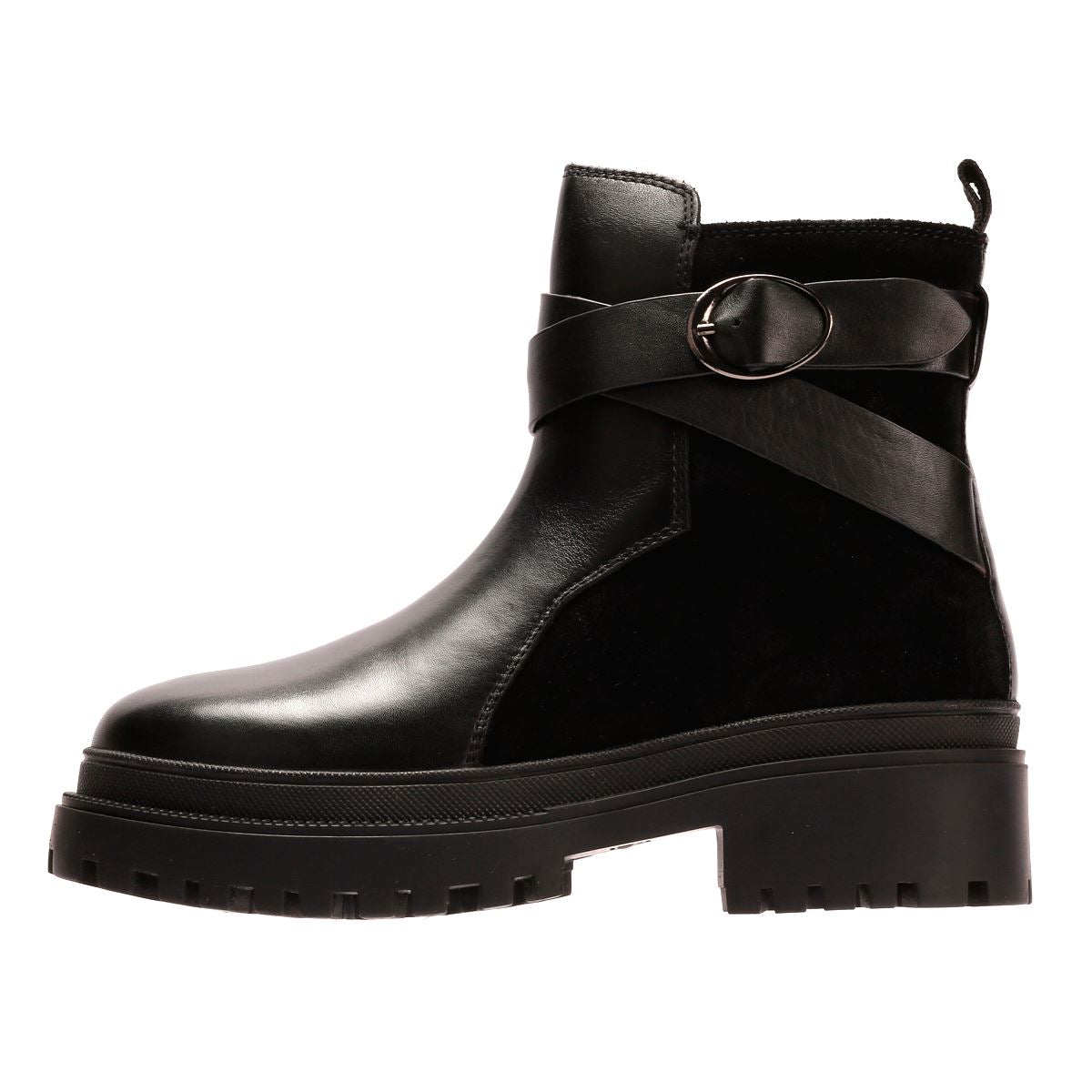 Osprey London The Boston Leder Damen Schwarze Stiefel