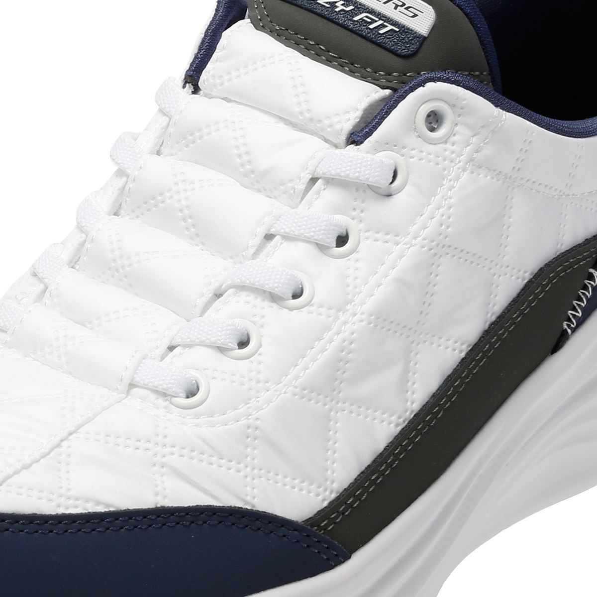 Skechers Slip-Ins Contour Foam Cozy Fit Damen Weiße Sneakers