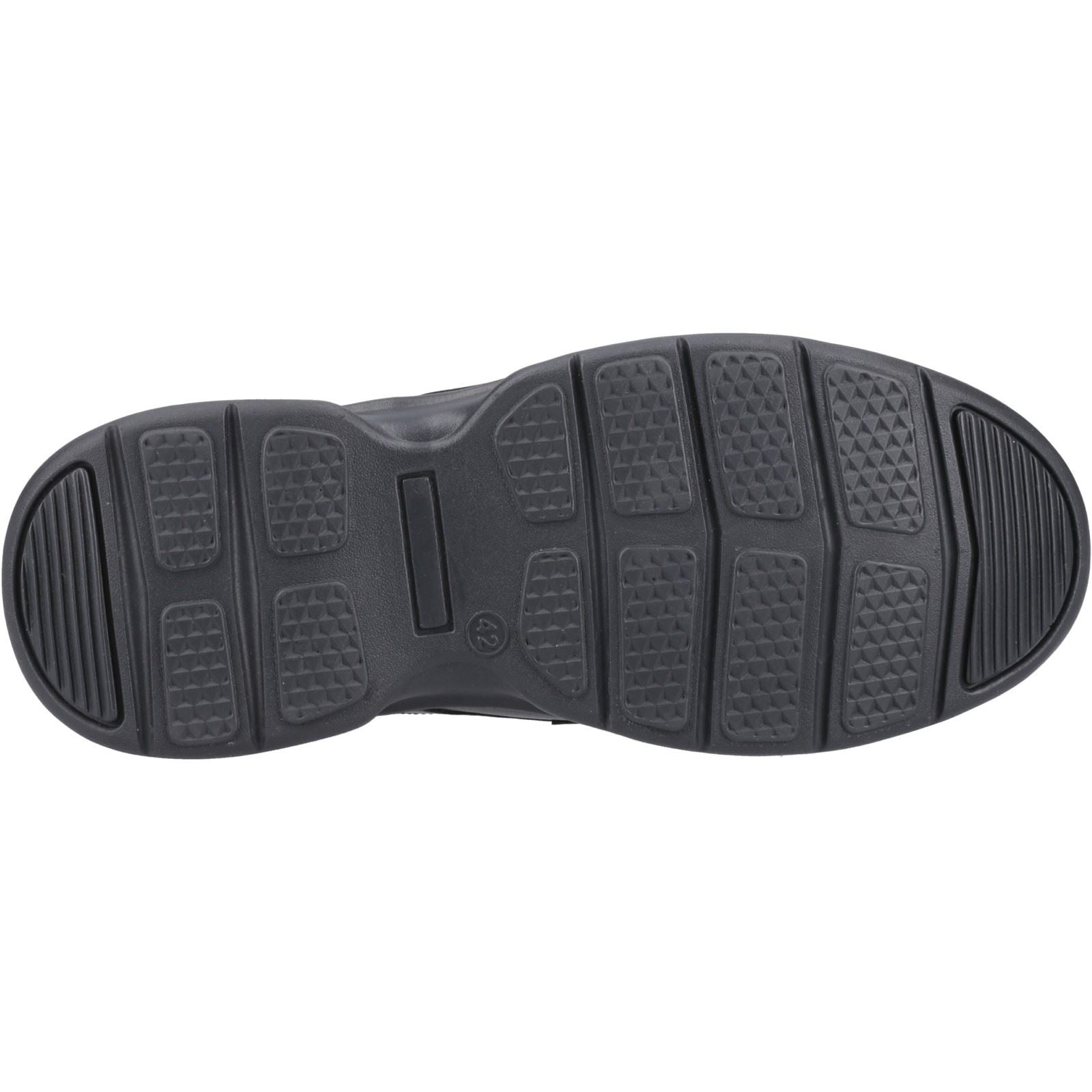 Hush Puppies Hugh Herrenschuhe Aus Schwarzem Leder Mit Schnürung