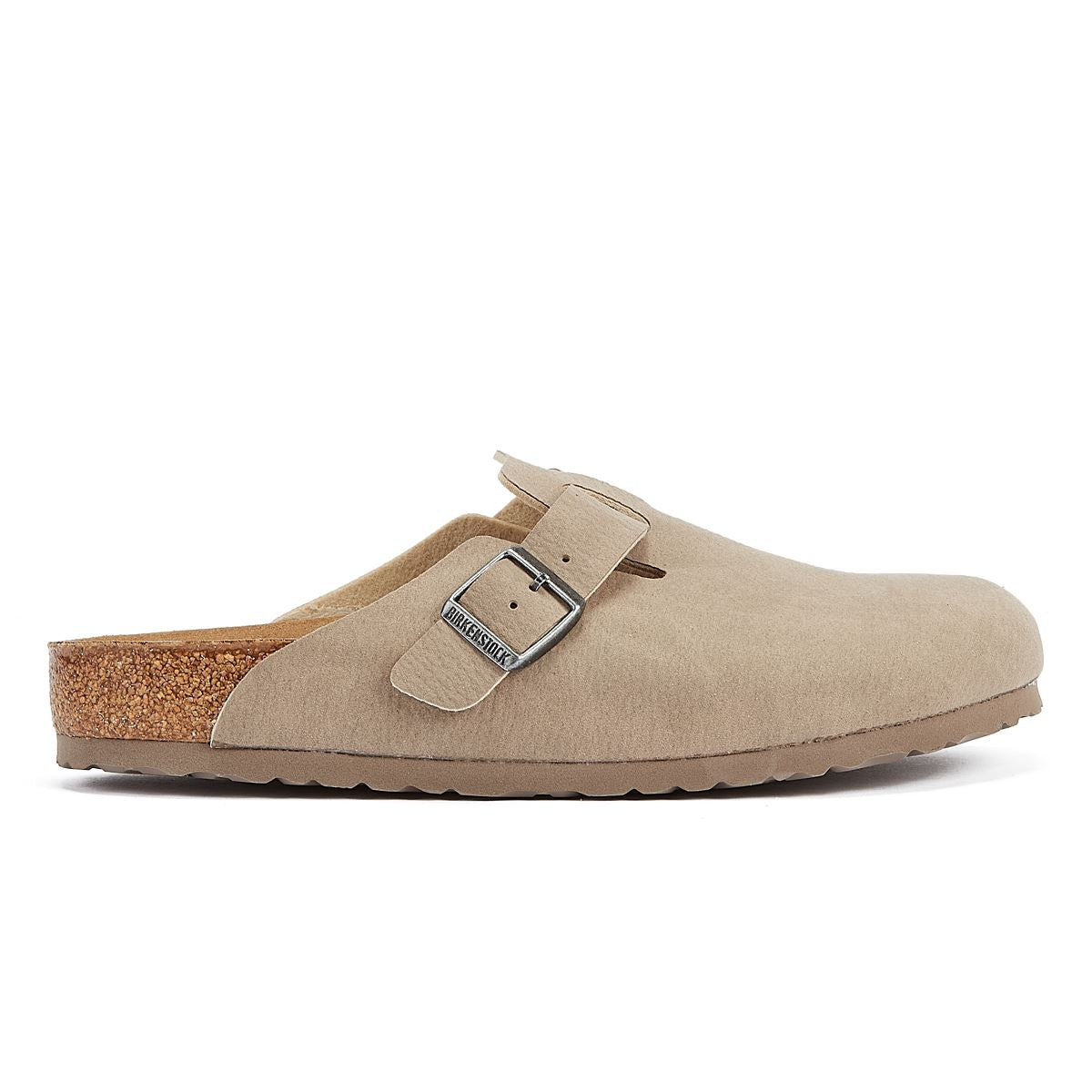 Birkenstock Boston Synthetik Taupe Herren Graue Clogs