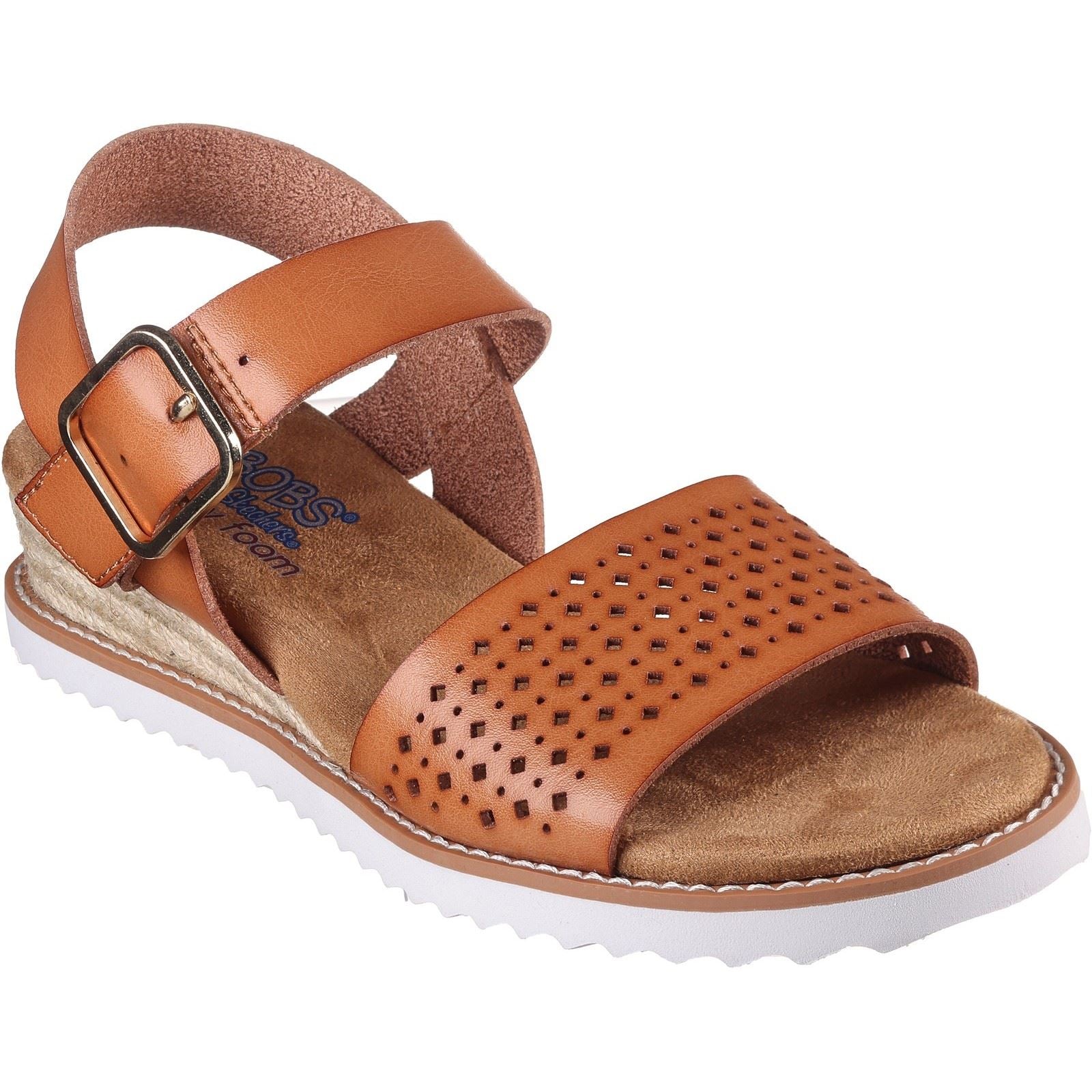 Skechers BOBS Desert Kiss - Sunny Flair Synthetische Damensandalen Für Gepäck