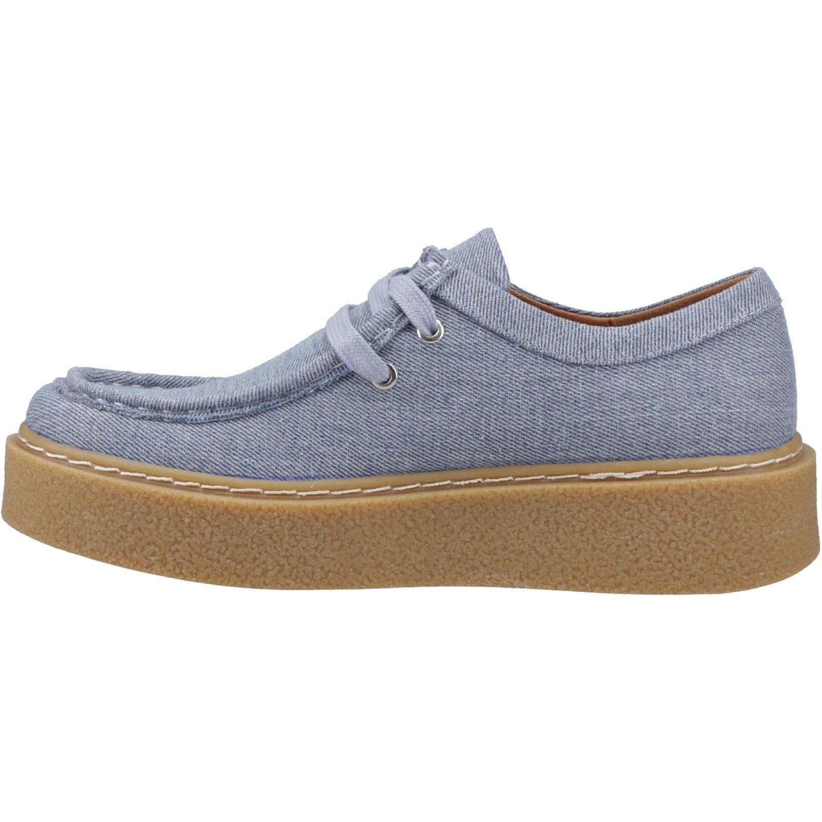 Hush Puppies Bridie Textile Damen Textil Mokassins Aus Denim
