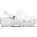 Crocs Classic Platform Damen Clogs Aus Thermoplastischem Material In Weiß