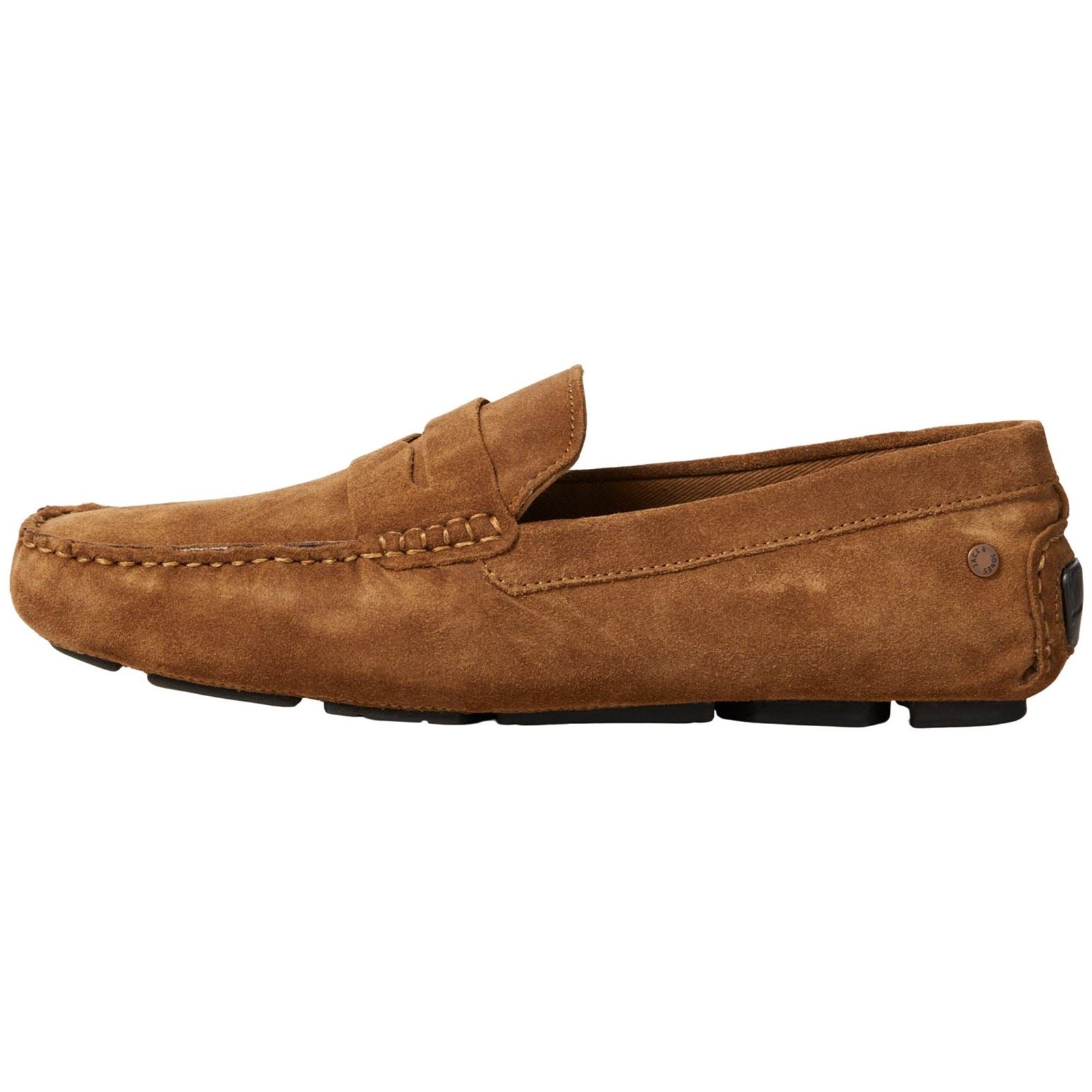 Jack & Jones Jensen Herrenslipper Aus Wildleder In Cognac