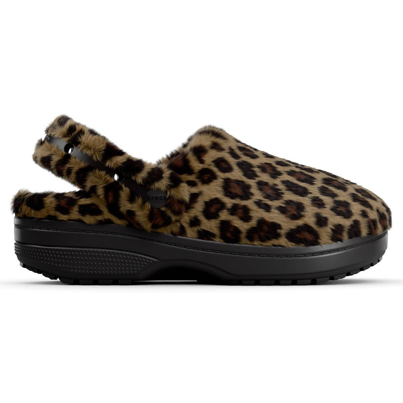 Crocs Classic Unfurgettable Clog Polyester Mischung Damen Leopard Clogs