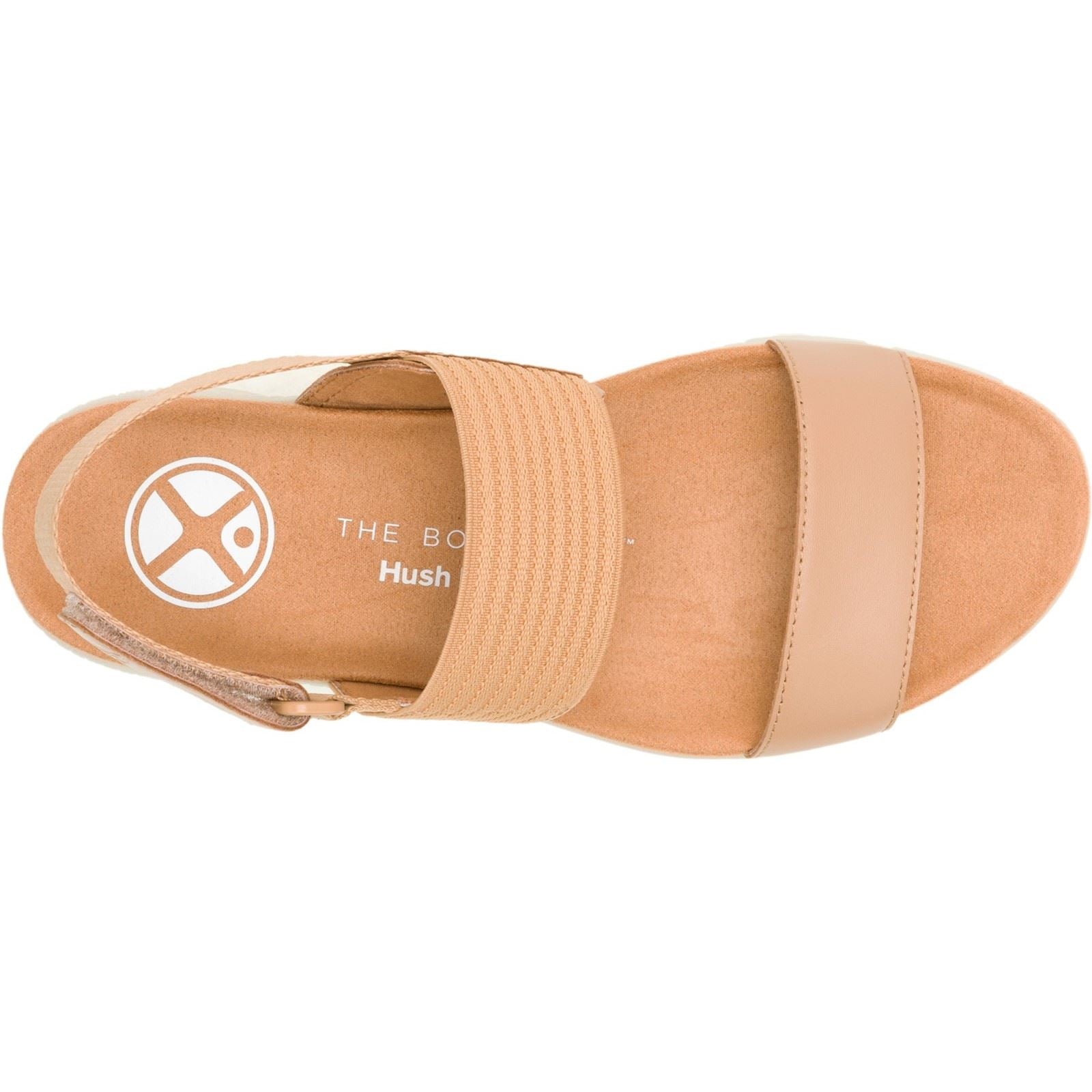 Hush Puppies Breathe Slingback Leder Damen Tan Sandalen
