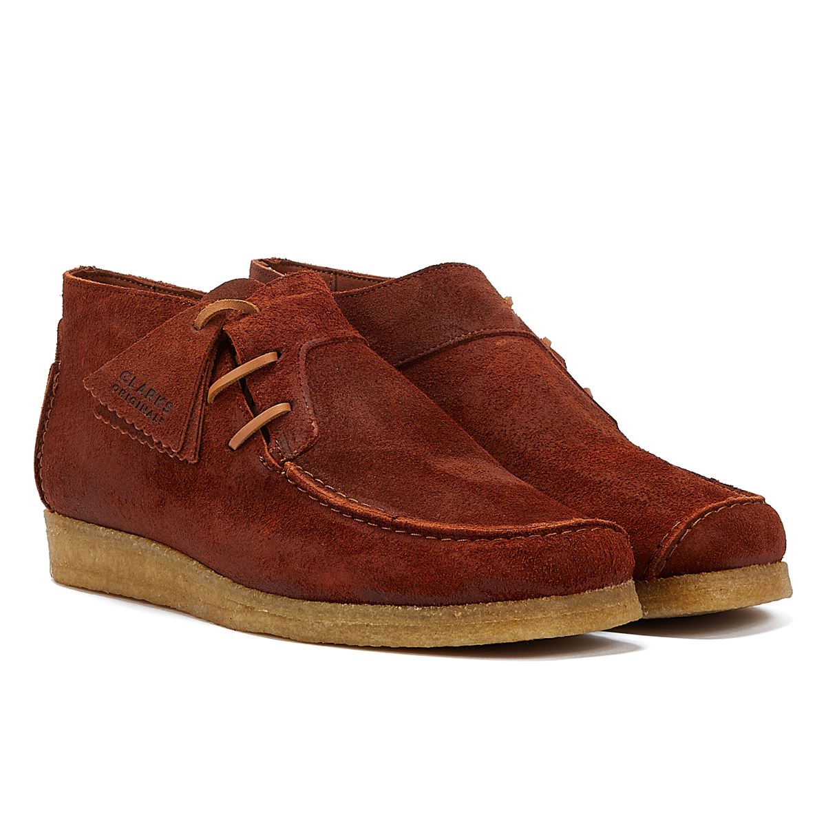 Clarks Lugger Herrenstiefel In Rostoptik