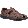 Hush Puppies Albert Herren Sandalen Aus Braunem Leder