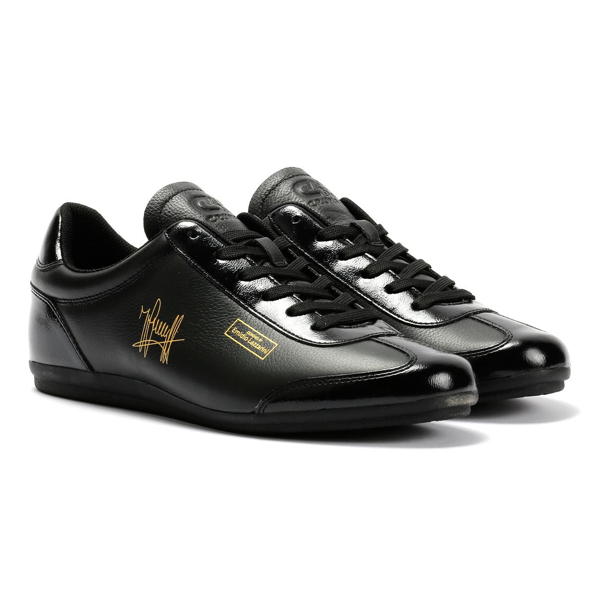 Cruyff Recoupa Leder Herren Schwarze Sneakers