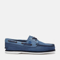 Timberland Classic 2 Eye Lederschuhe Für Herren In Blau Mit Schnürung