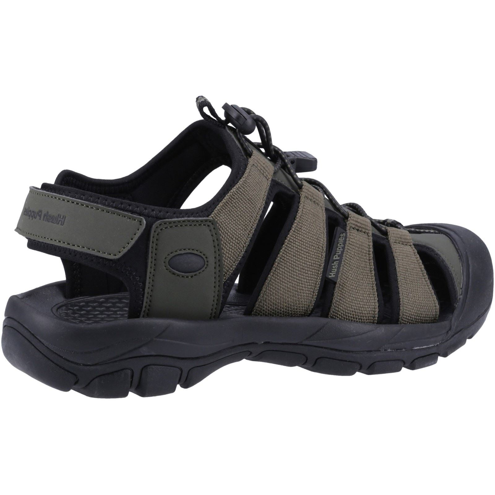Hush Puppies Peru Polyurethan/Webbing Herren Sandalen In Khaki