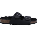 Hush Puppies Jessie Leder Damen Schwarze Hausschuhe