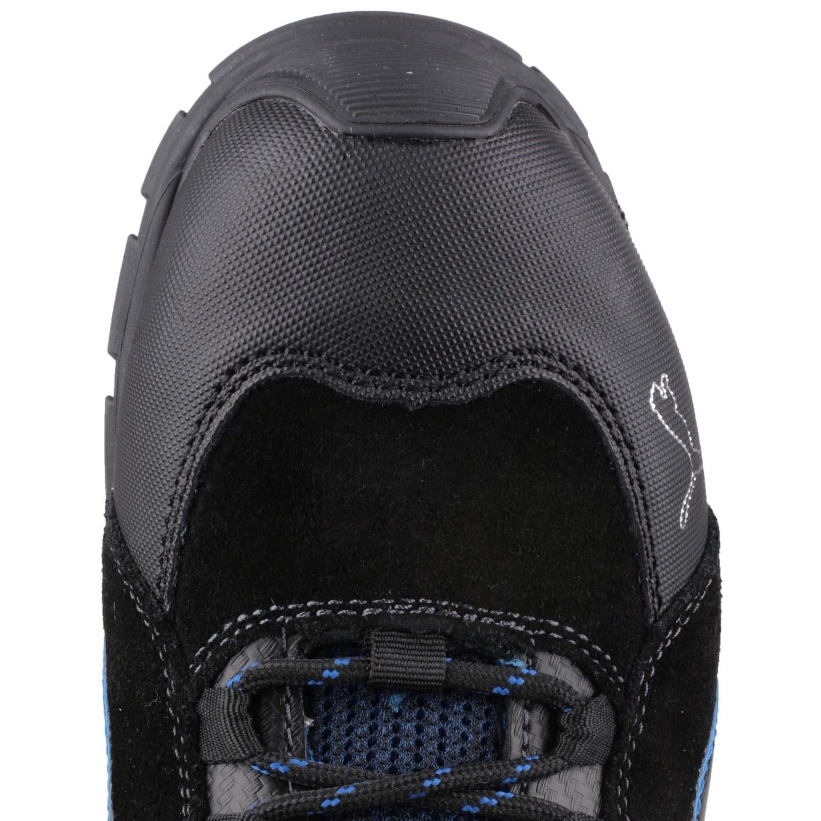 Puma Safety Rio Mid Leder Schwarze Sicherheitsstiefel