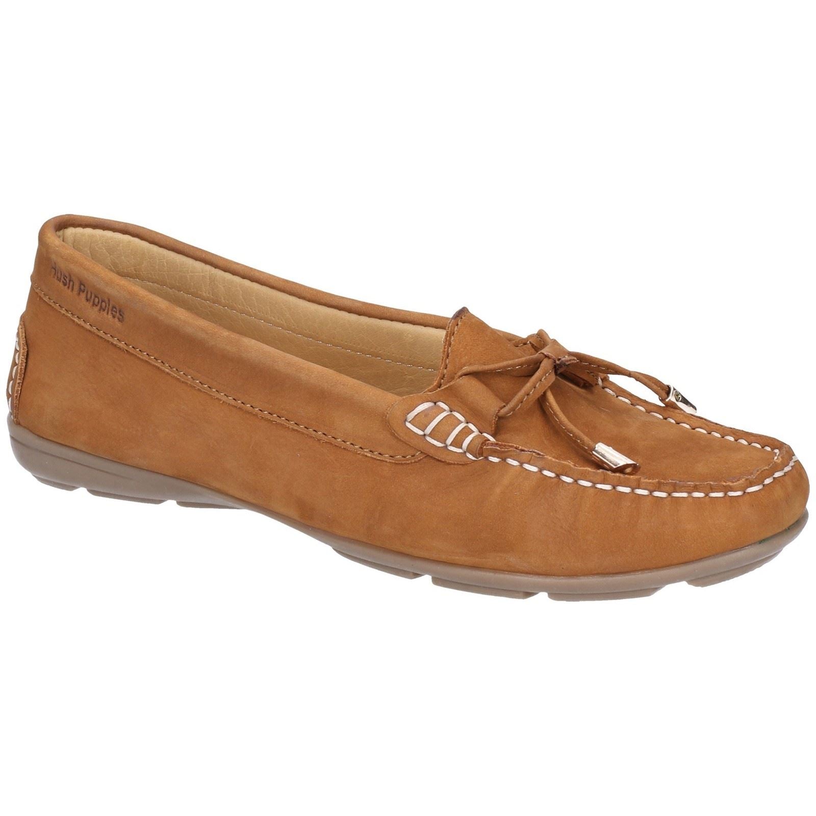 Hush Puppies Maggie Leder Damen Loafer In Tan